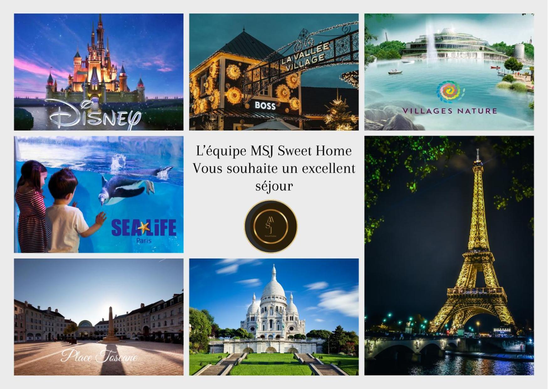 Cosy Appartement - Val D'Europe - Vallee Shopping - Disney Serris Bagian luar foto